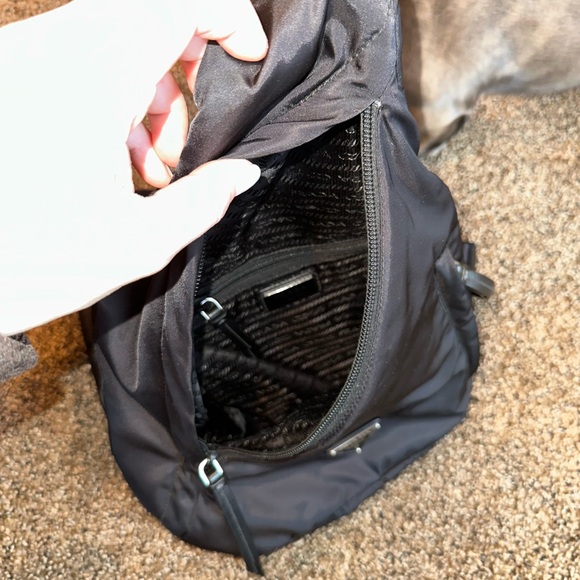 PRADA RE-Nylon & Leather Backpack - Picture 4 of 7